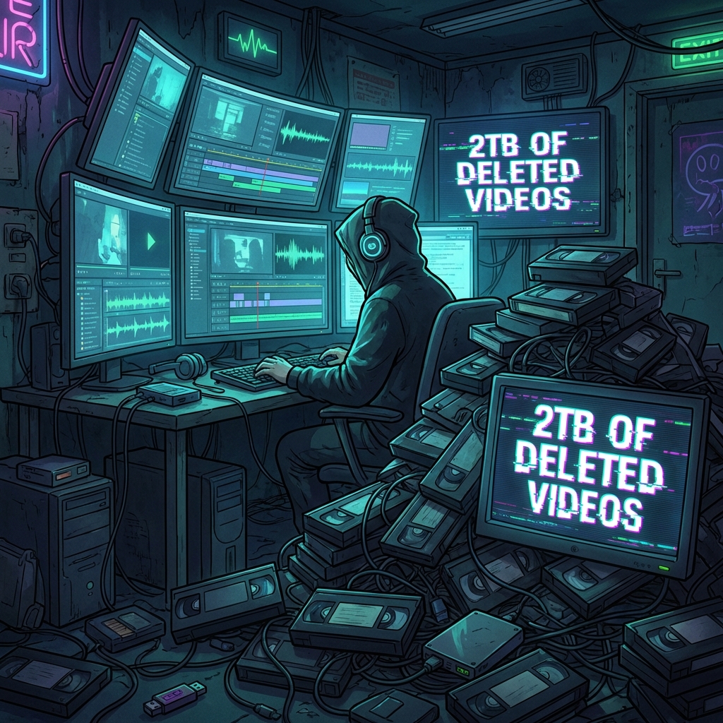 删除的视频堆积如山